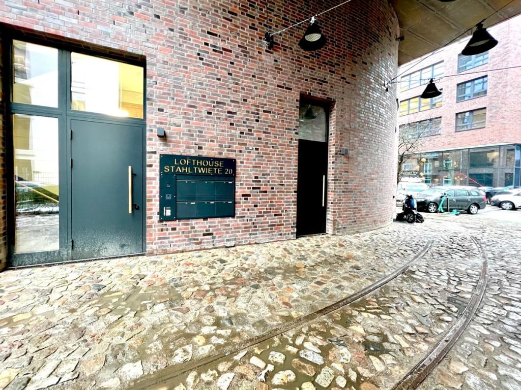 Gepflegte Backsteinfassade