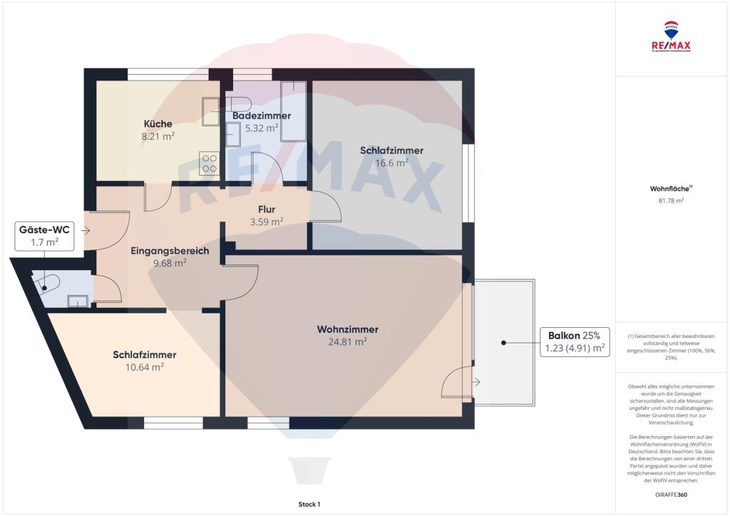 Grundriss Wohnung