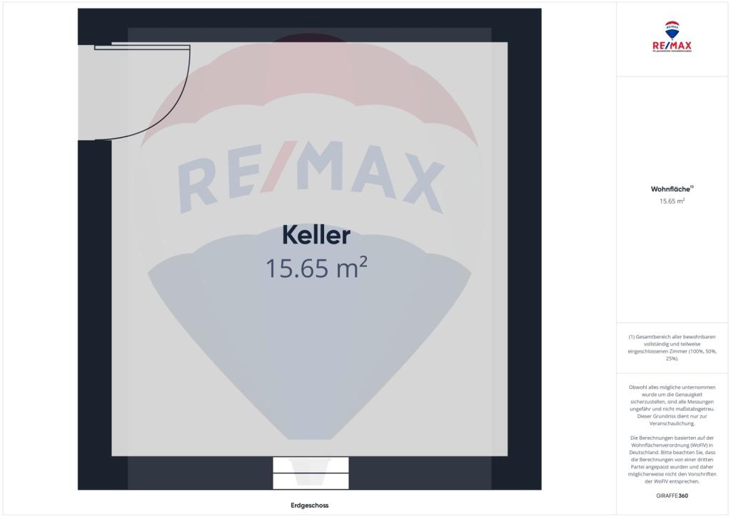 Grundriss Keller