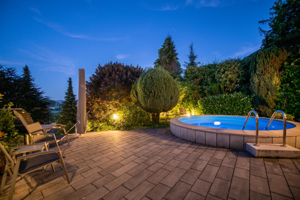 UG Pool by night 7