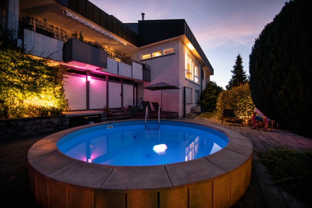 UG Pool by night 3