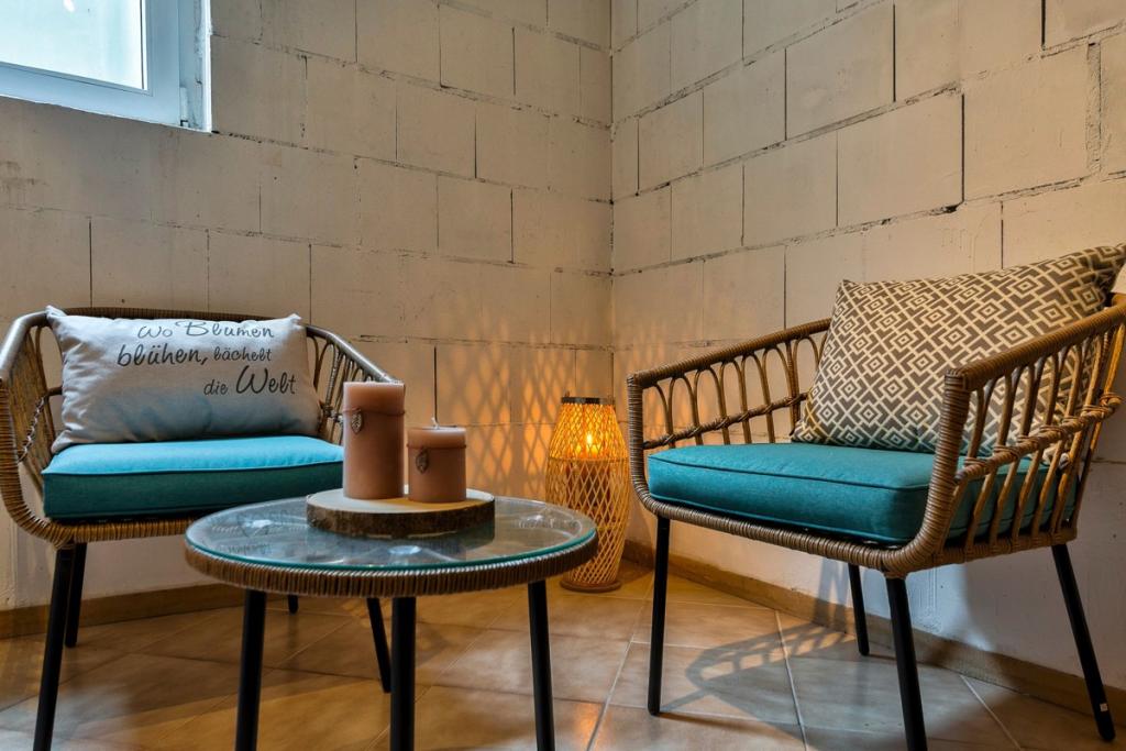 Sauna Sitzecke