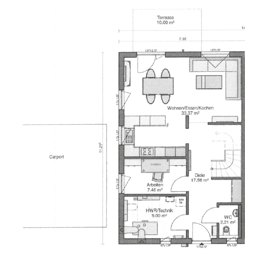 Modernes Niedrigenergiehaus in Marburg-Ginseldorf - Photo 4