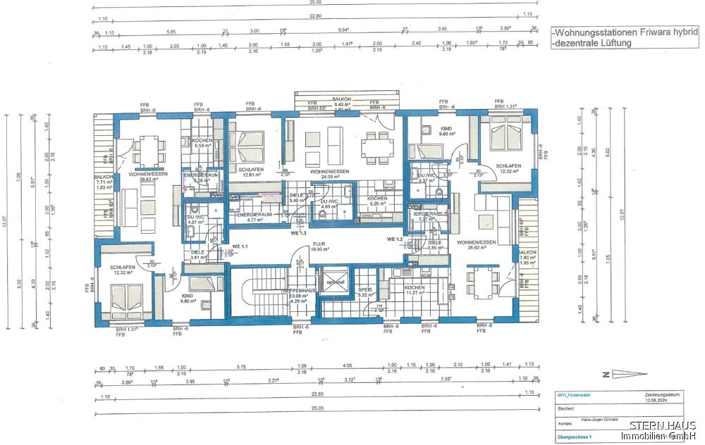2 Planung Obergeschoss