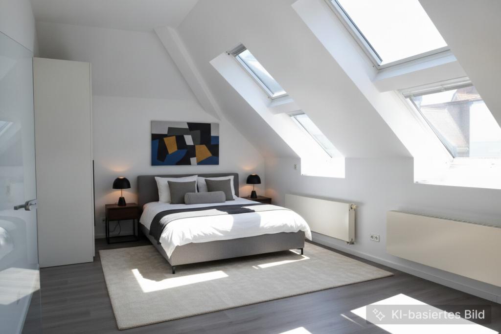 Stilvolle 2-Zimmer-Dachgeschosswohnung mit Loftcharakter in zentraler Lage von Dreieich-Sprendlingen - Photo 3