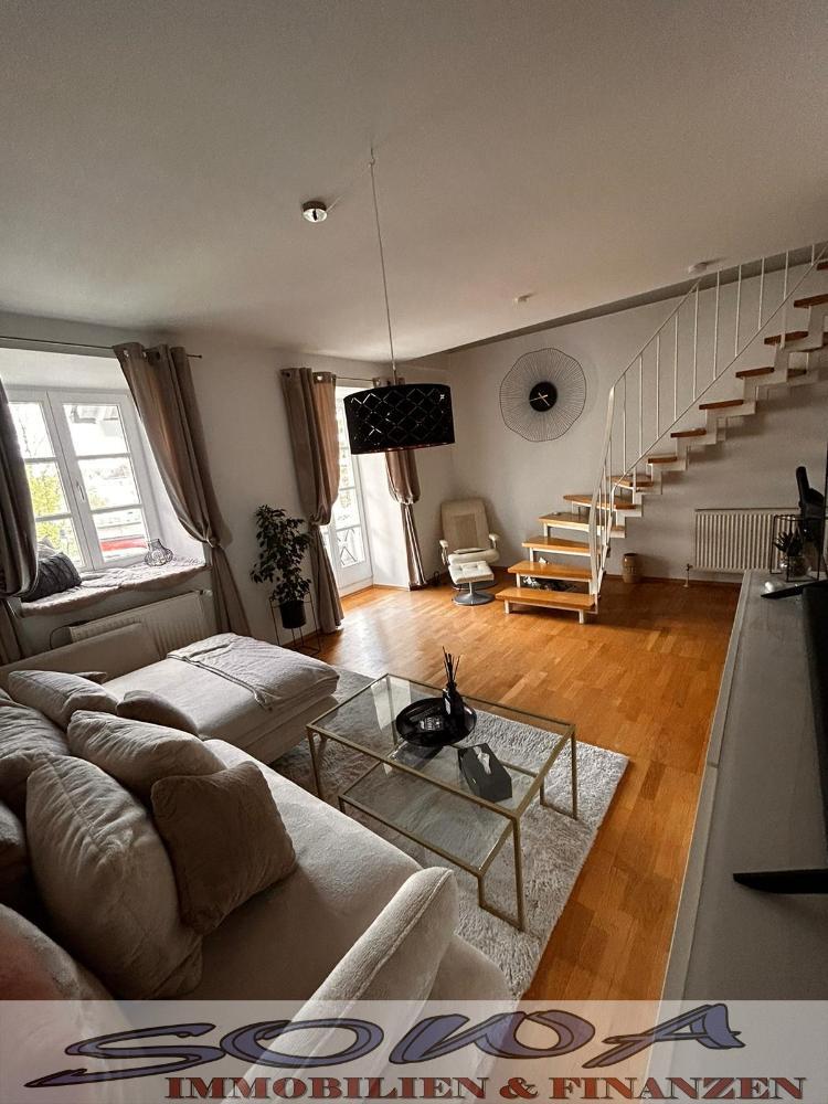 Schöne 3 Zimmer Maisonette Wohnung auf der Leopoldineninsel mit Blick auf das Schloss in Neuburg - Ein neues Zuhause von SOWA Immobilien und Finanzen Ihr Experte vor Ort - Foto 4