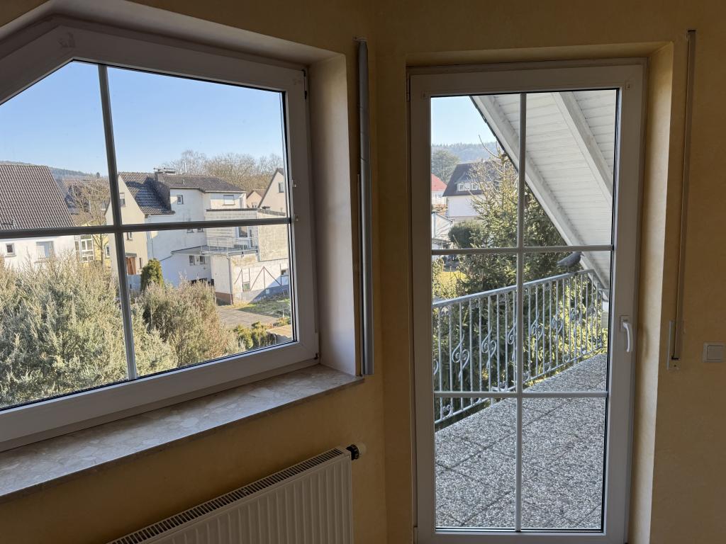 Balkon Schlafzimmer 1 / Dachgeschosswohnung