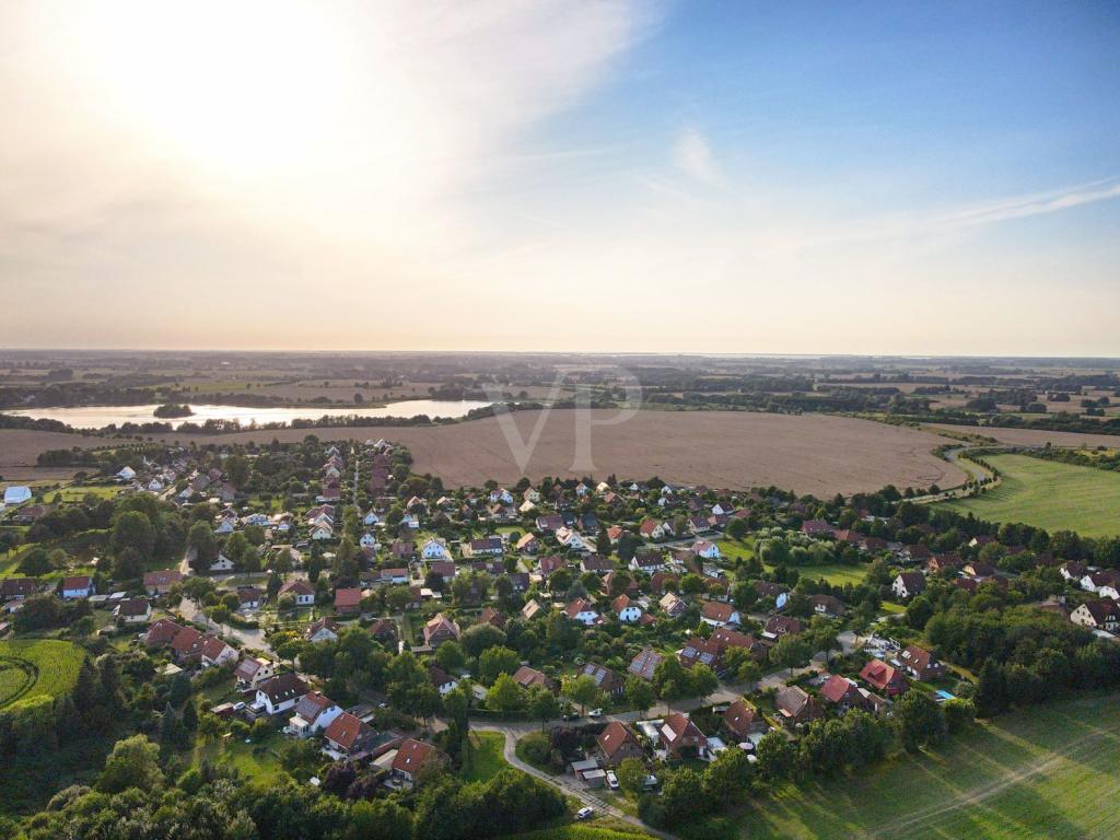 Luftaufnahme Entfernung zum Pütter See