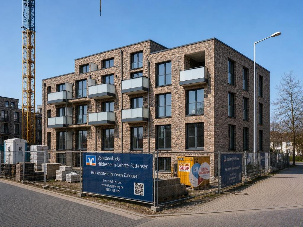 Neubau-Erstbezug in Sehnde - moderne 3-Zimmer-Wohnung mit Tageslichtbad - Foto 2