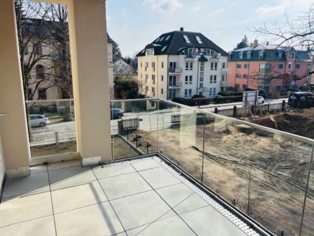 Blick vom Balkon