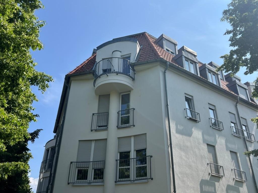 Blick zur Wohnung