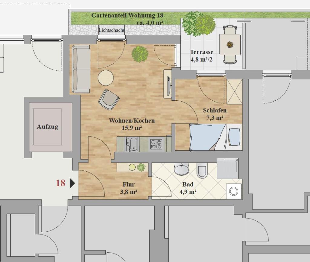 ERSTBEZUG - 1,5-ZIMMER WOHNUNG - Foto 5