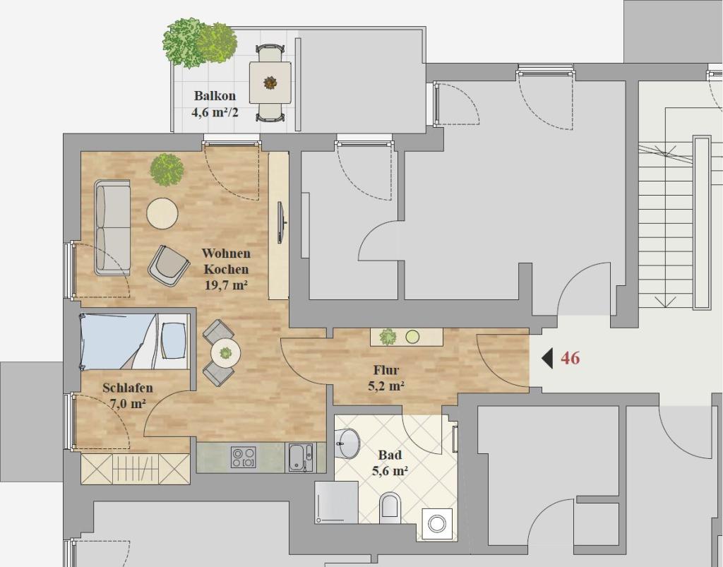ERSTBEZUG - 1,5-ZIMMER WOHNUNG - Foto 5