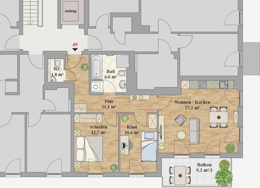 ERSTBEZUG - 3,0-ZIMMER WOHNUNG - Photo 5