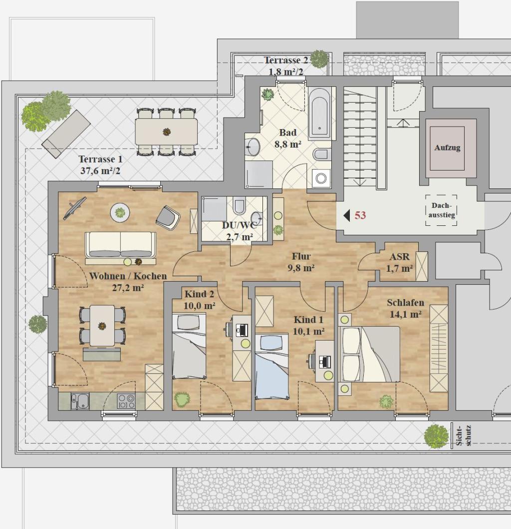 ERSTBEZUG - 4,0-ZIMMER WOHNUNG - Foto 5