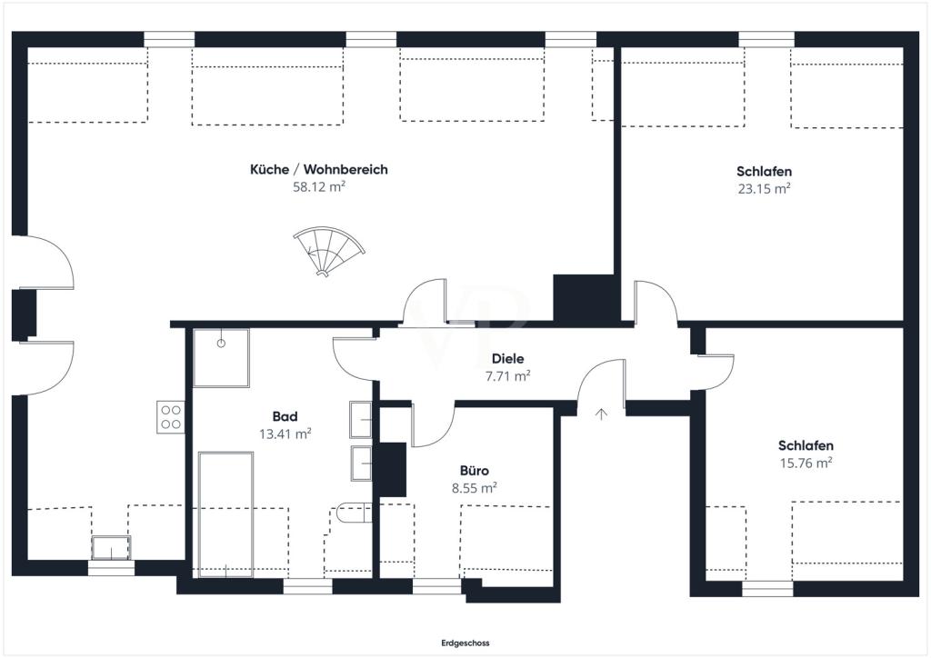 Grundriss Wohnung