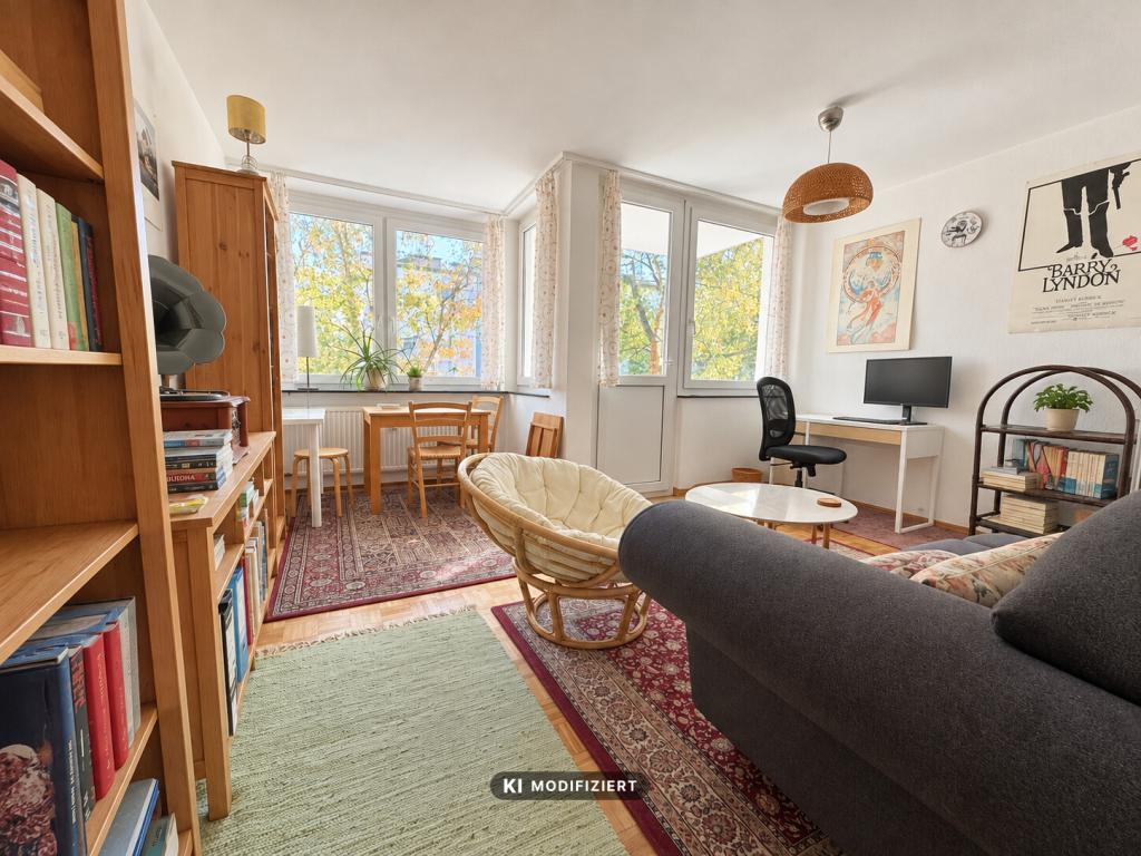 Charmante 2-Zimmer-Wohnung mit Balkon und Blick ins Grüne in Nürnberg-Schoppershof - Foto 2