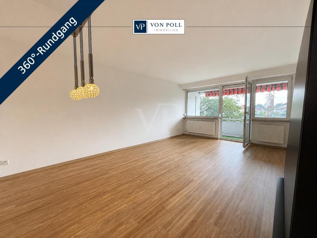 Einziehen & Wohlfühlen: Frisch renovierte 3-Zimmer-Wohnung mit Balkon & Einbauküche - Photo 1