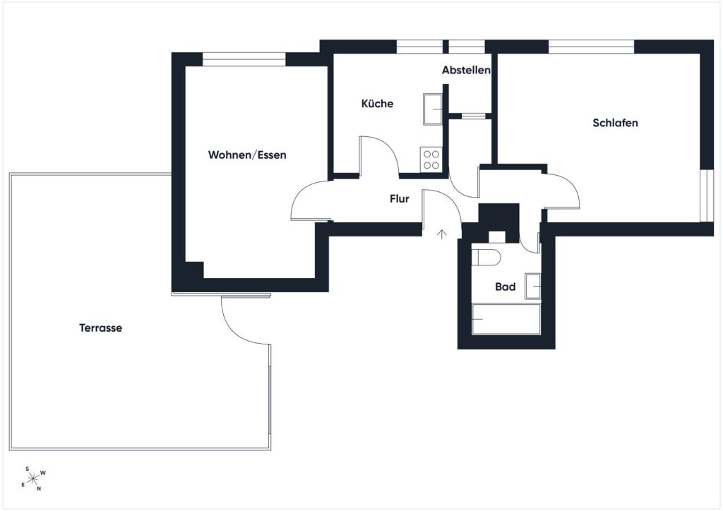 Mieten & Genießen: 2 Zimmer & 31 m² Terrasse - Foto 2