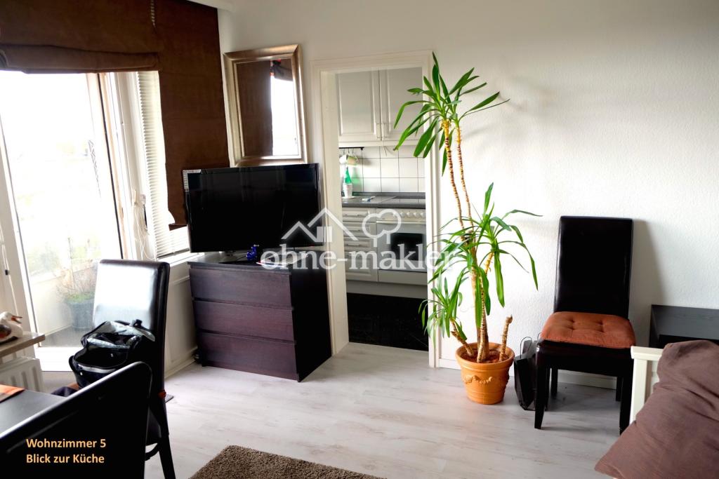 Möbl. 1,5-Zi.Whng m. tollem Elbblick, zentr. HH-Altona, all-in: Heizung/Strom/Wasser/Tel/WLAN... - Photo 1