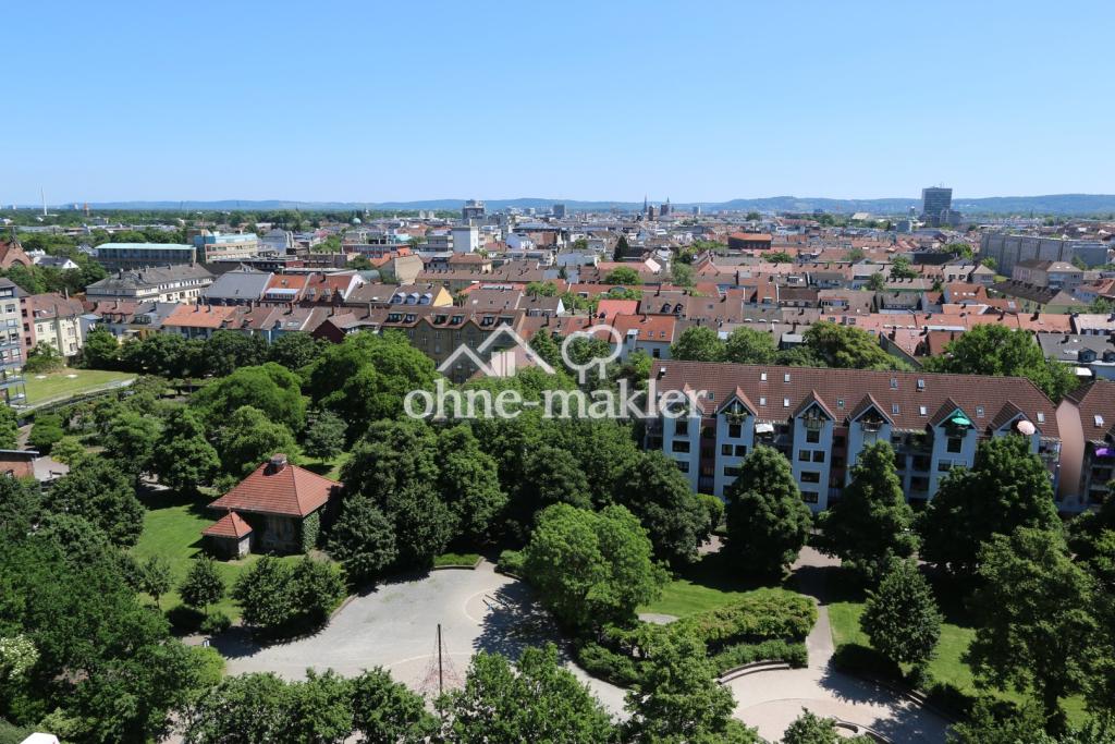 Loggia Ausblick in Ostrichtung