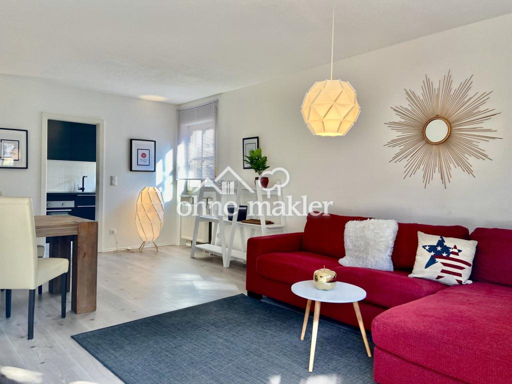 Top möbliert / Fully Furnished: Große 2 Zi-Whg, hell+ruhig, nähe Hbf, Tiefgarage, WLAN - Photo 1