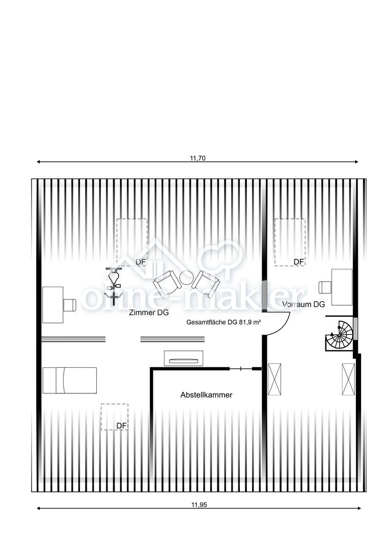 Ruhige 4-Zimmer-Maisonette Whg in 2-Fam. Haus, Dreieich-Sprendlingen, Balkon, Klimatisiert - Photo 2