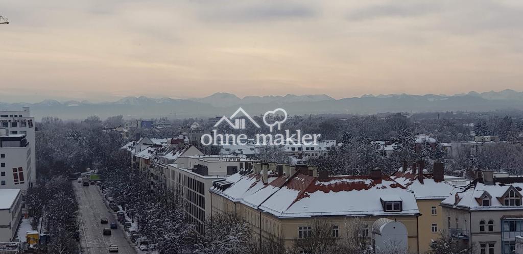 Blick vom Balkon