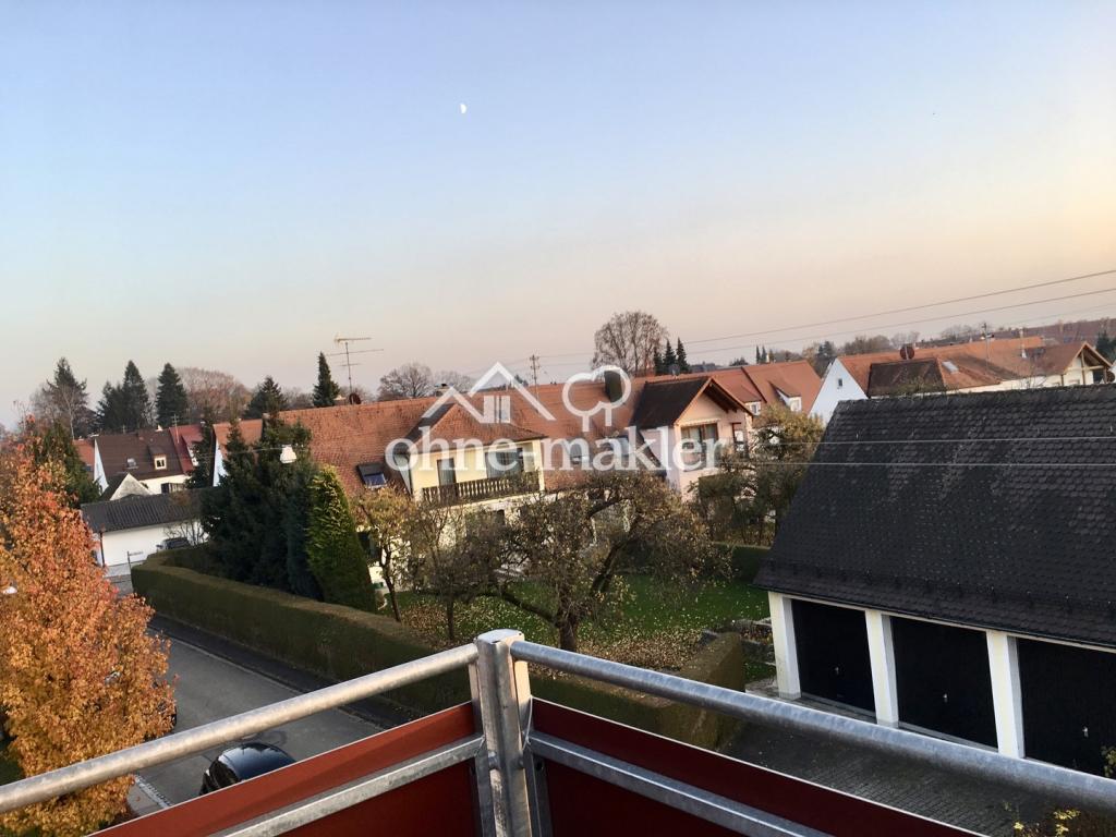 Blick vom Balkon