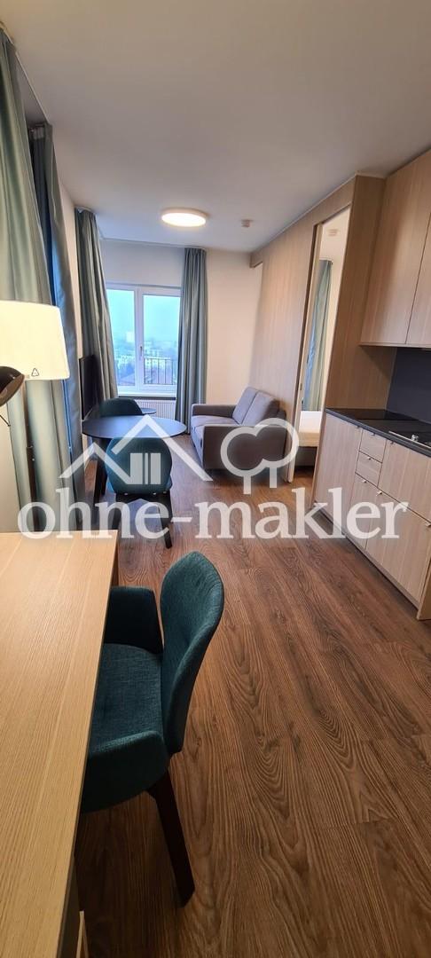 voll möbliertes 1,5 Zimmer Apartment im 10.OG & Fitnessraum - Photo 1