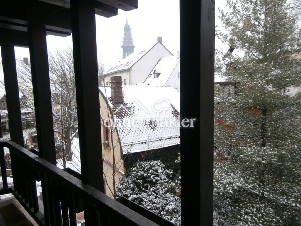 Winterblick vom Balkon