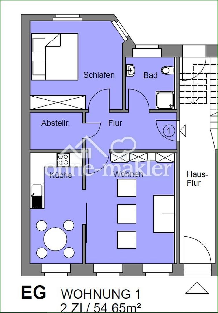 2-Raum-Wohnung im aufstrebendem Stadtteil Buckau - Photo 5