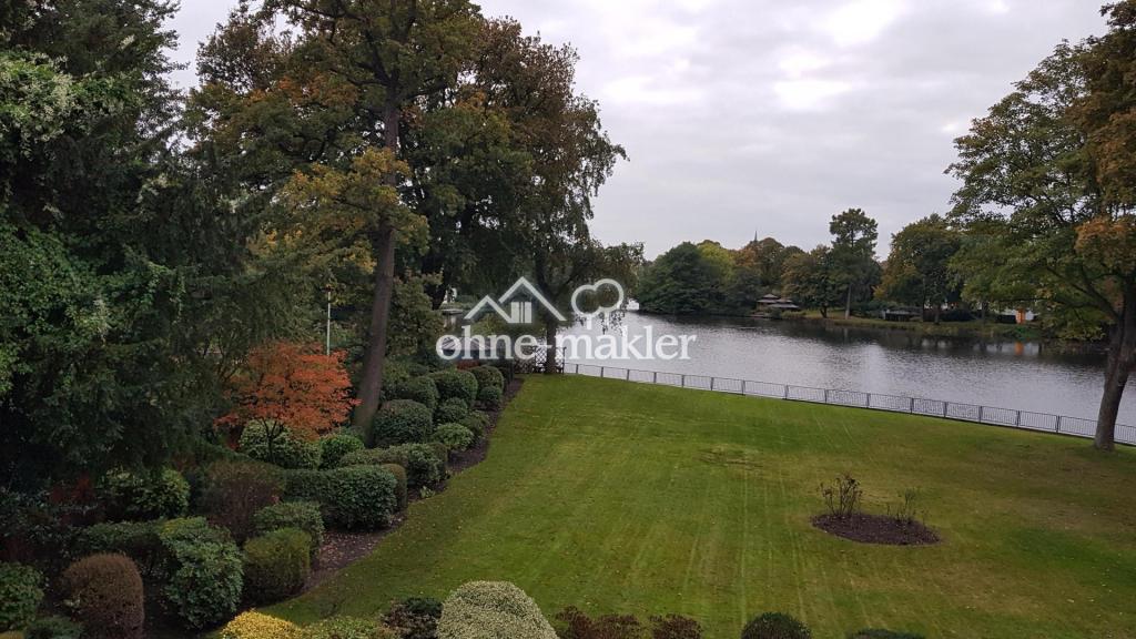 JOKER : 2 Zi. möbliert direkt an der Alster mit Garten Süd-West - BLICK auf den FEENTEICH - Photo 2