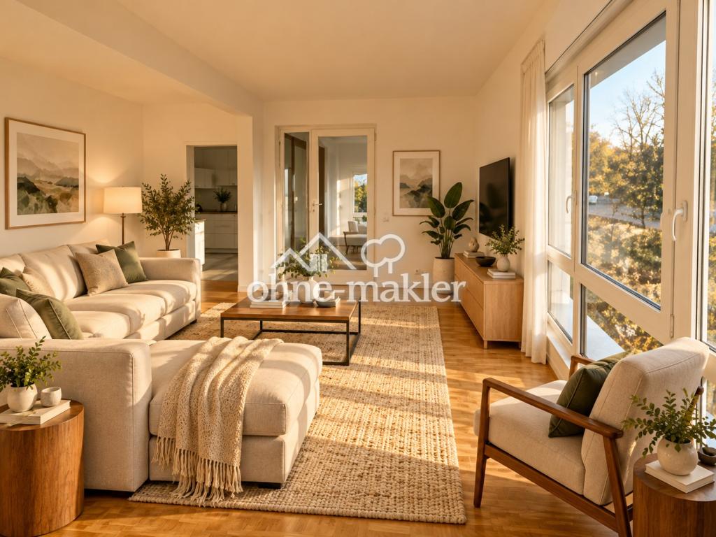 Energieeffizient Stadtwald 3,5 Zimmer mit Loggia, EBK und Tiefgarage - Foto 3