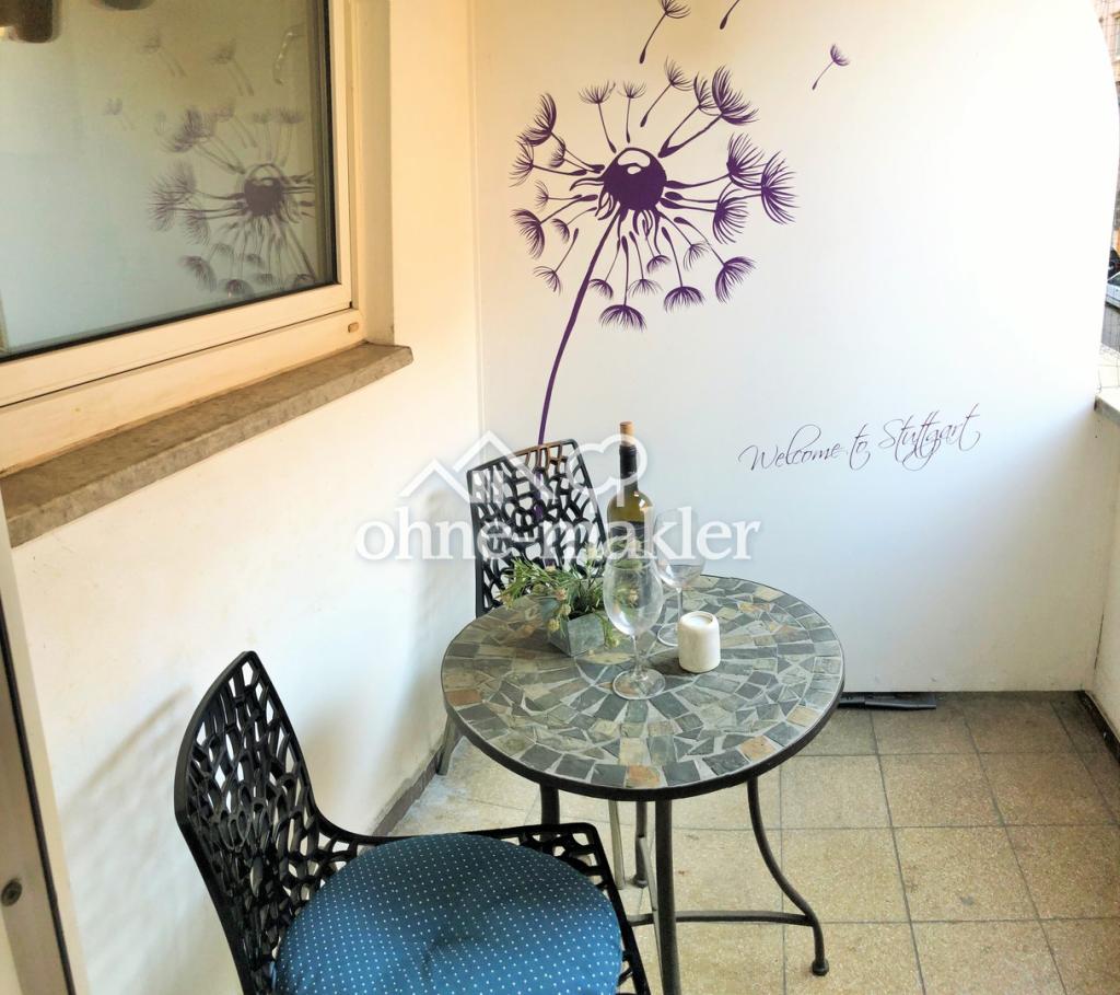 gemütliche Loggia überdacht