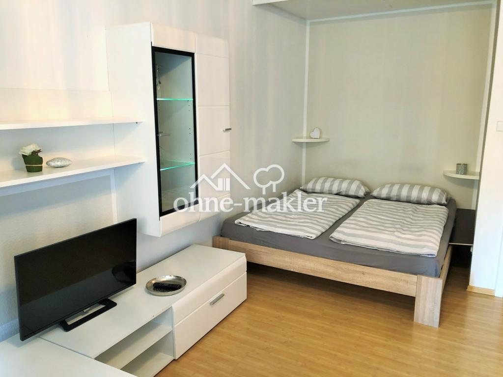Bett in der Schlafnische