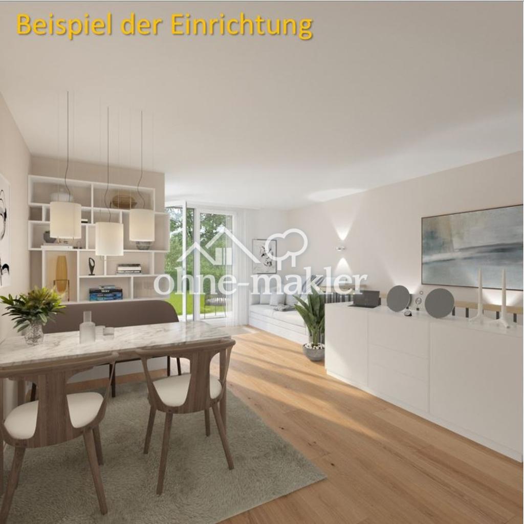 Schicke, ruhige 2-Zi. Wohnung, Vorgarten, Einbauküche, Keller, Stellplatz, BJ 2021 Wärmepumpe - Foto 2