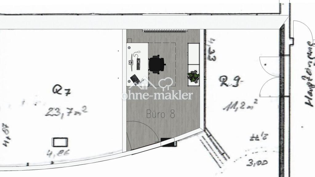 Skizze Büro 08