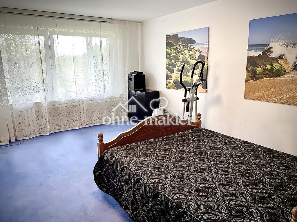 Gr. Schlafzimmer, Gartenblick