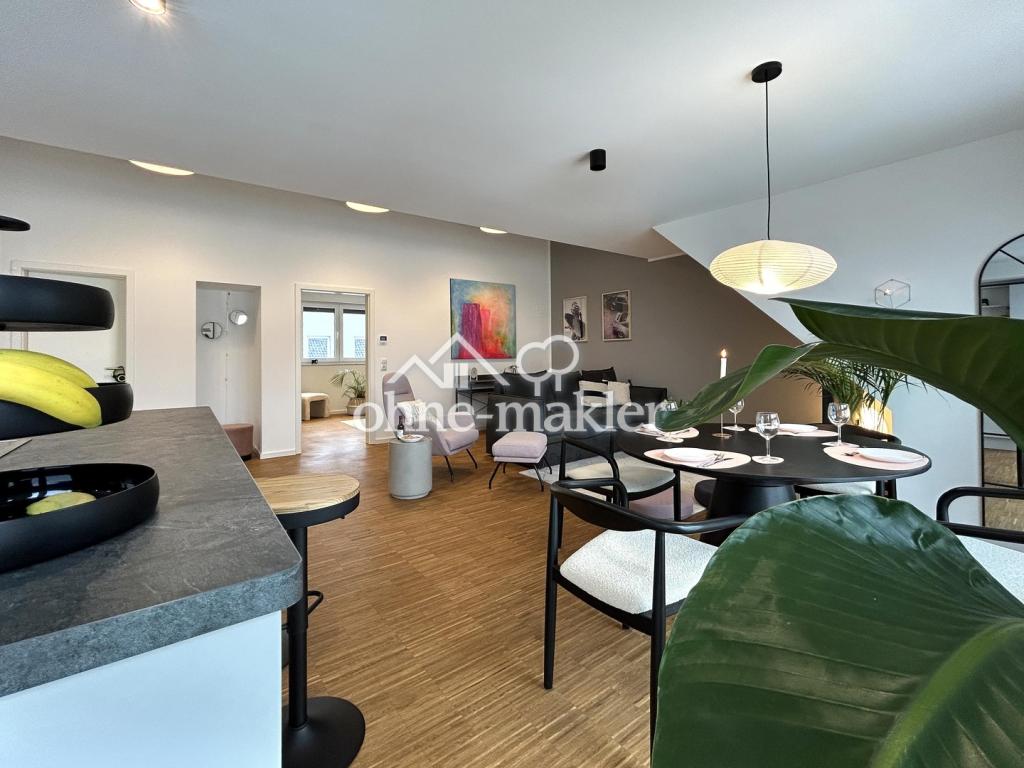 Neubau-gehobene 2-Zimmer Dachgeschosswohnung in Hainholz möbliert - Foto 5