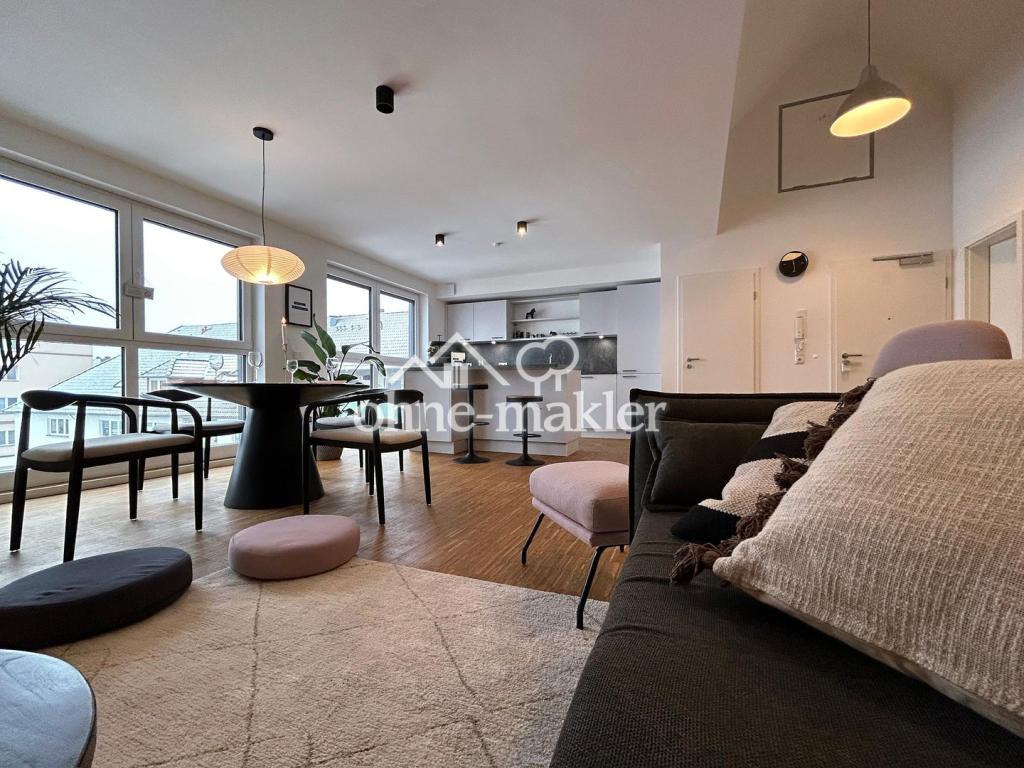 Neubau-gehobene 2-Zimmer Dachgeschosswohnung in Hainholz möbliert - Foto 1