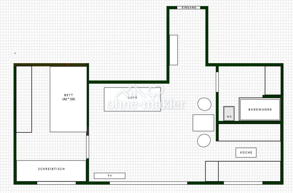Stuttgart - Rosensteinviertel - helles 2.5 Zi-Apartment - möbliert - ab 1.8.26 frei - ohne Makler - Foto 5