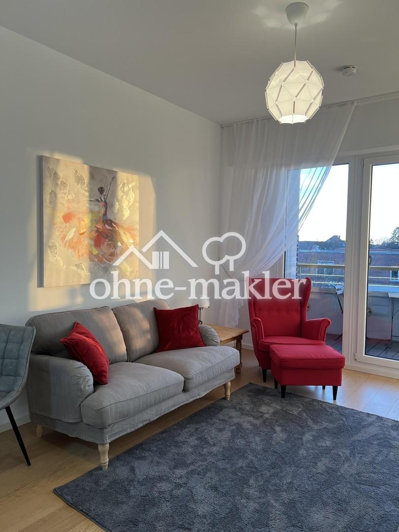 Sehr schöne, voll ausgestattete 2-Zimmer-Residenz mit Sonnenterrasse und Blick auf Grunewald - Foto 1