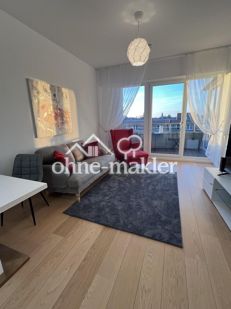 Sehr schöne, voll ausgestattete 2-Zimmer-Residenz mit Sonnenterrasse und Blick auf Grunewald - Foto 3