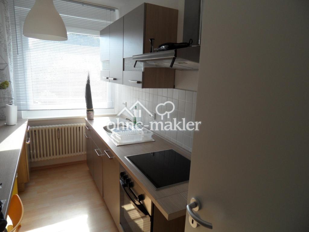 grün, ruhig, hell, 2-Zimmer, Westbalkon, Einbauküche, möbliert - Photo 3