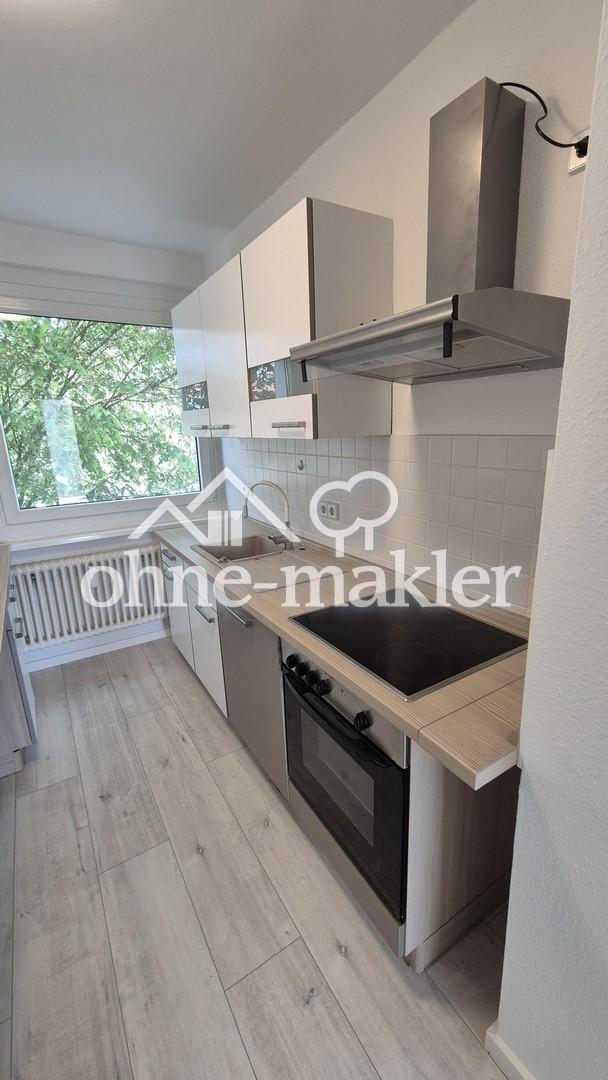 grün, ruhig, hell, 2-Zimmer, Westbalkon, Einbauküche, Wannenbad - Foto 5