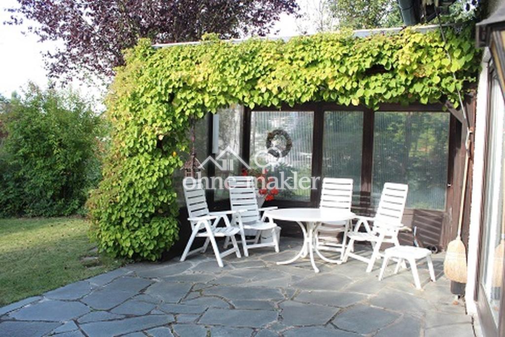 Terrasse mit Pergola Süd