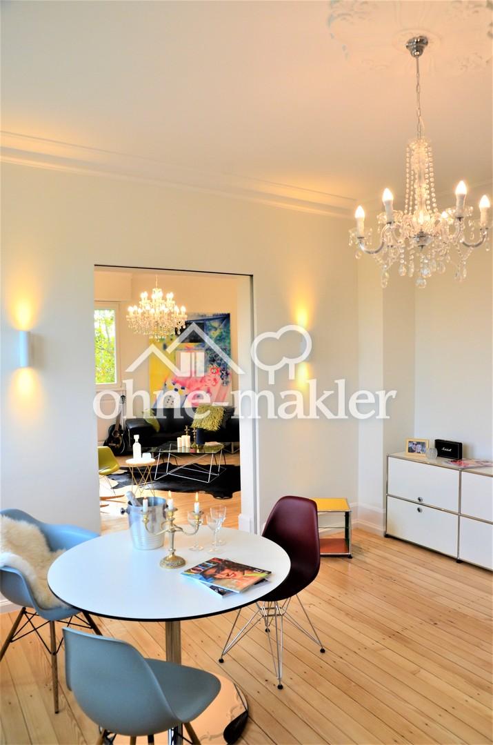 Möblierte All-Inclusive Altbauwohnung Oststadt - fantastischer Blick über den Luisenpark - Photo 4