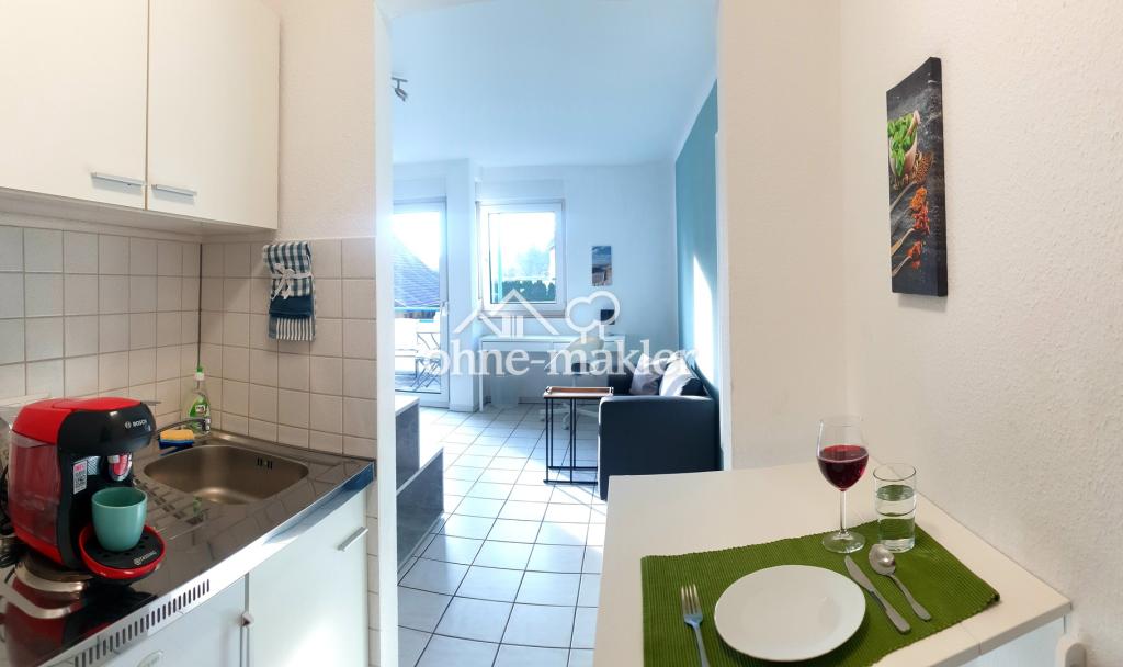 Hochwertiges Apartment vollmöbliert mit großem Balkon ab Oktober 26 frei - Foto 1