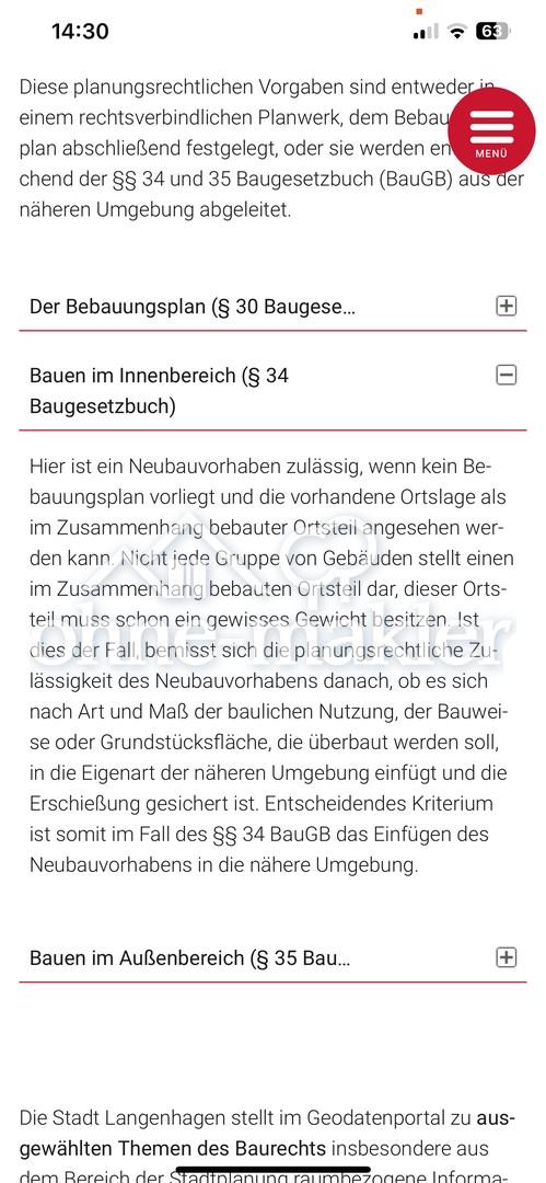 Bauleitlinie Langenhagen